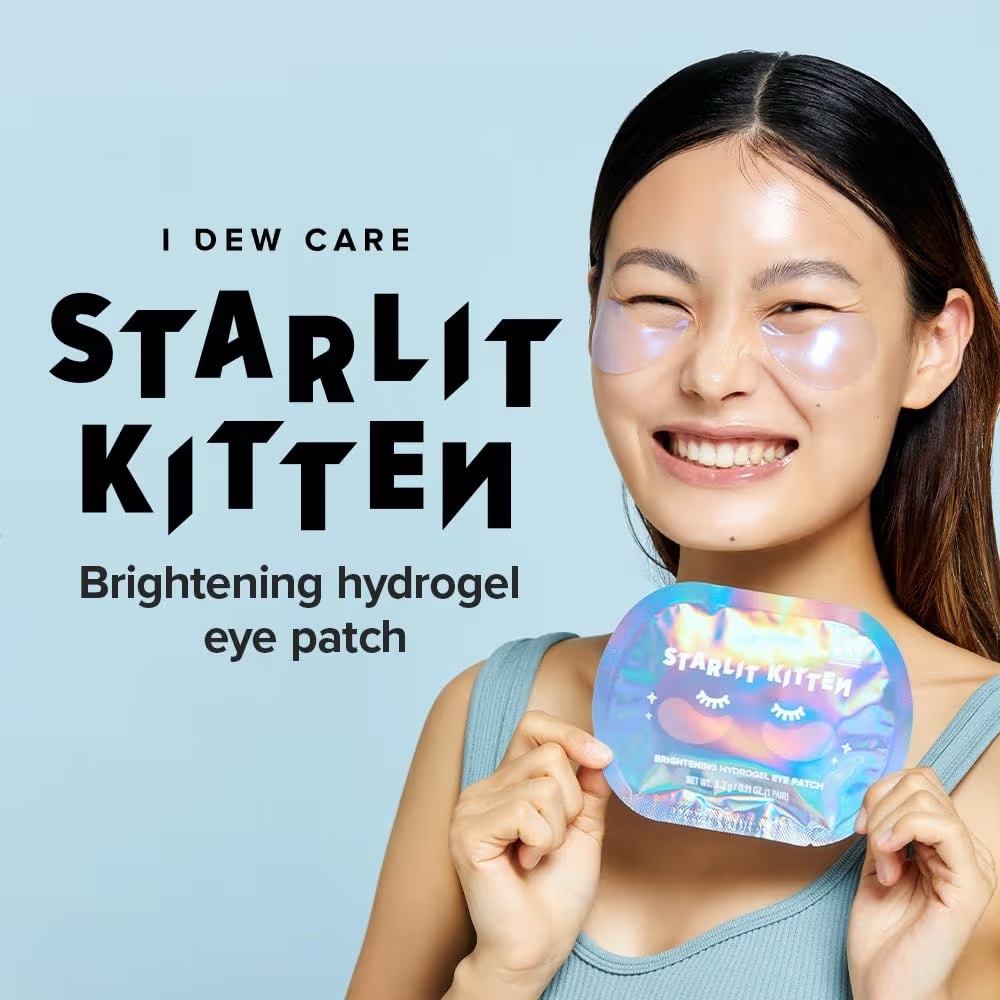 🌟HOST PICK 🌟I Dew Care Starlit Kitten Brightening Hydrogel Eye Patches, New - Picture 2 of 9